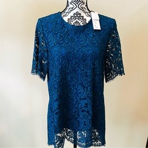 Adam Lippes Lace Blouse Top